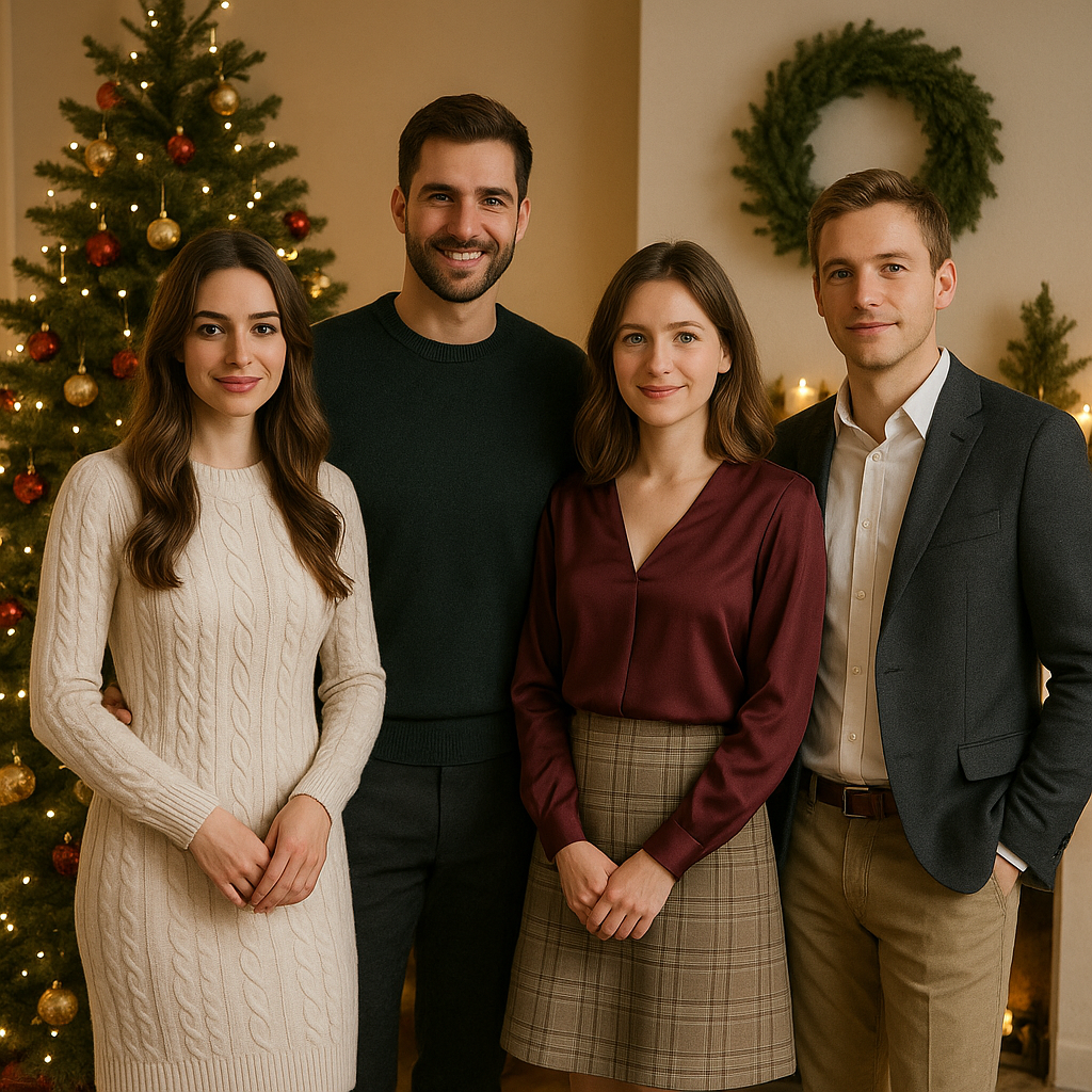 Stylizacje na święta i spotkania rodzinne