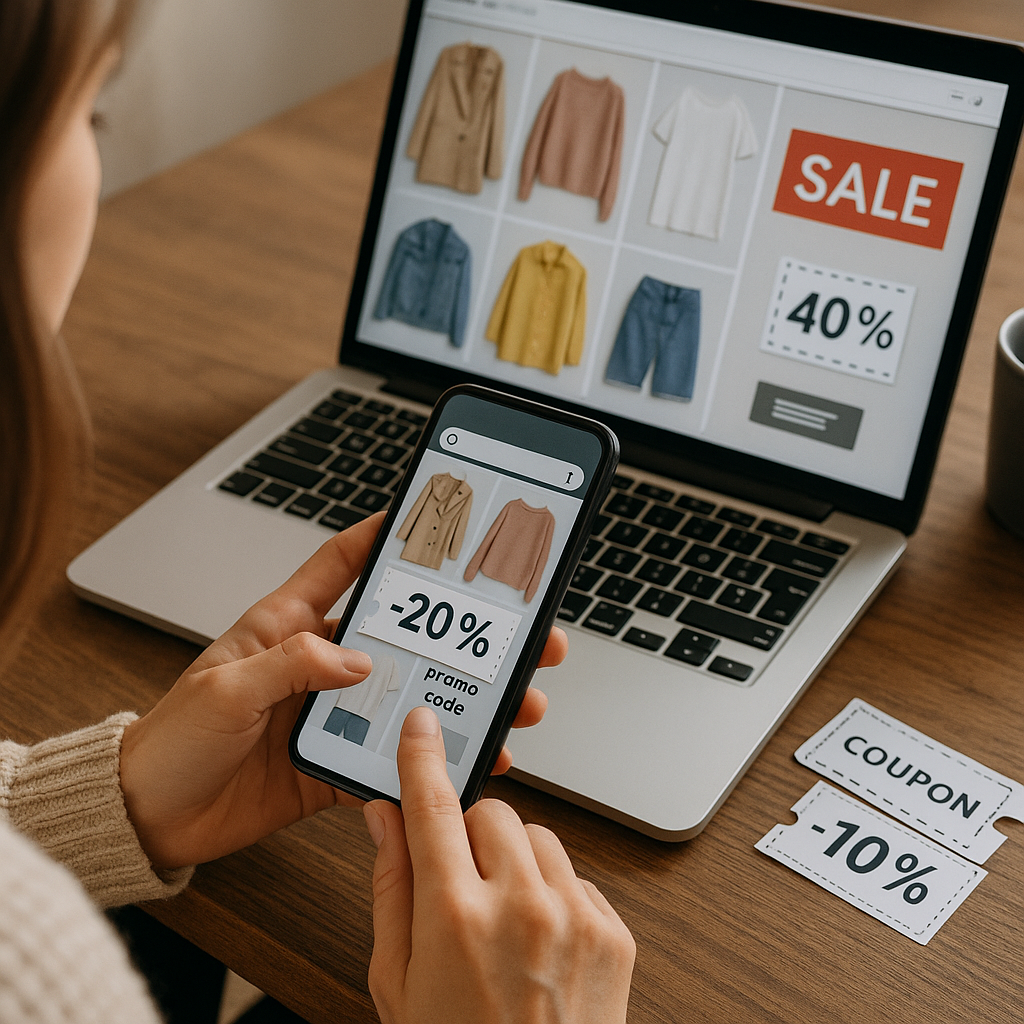 Gdzie szukać kodów rabatowych i promocji na ubrania