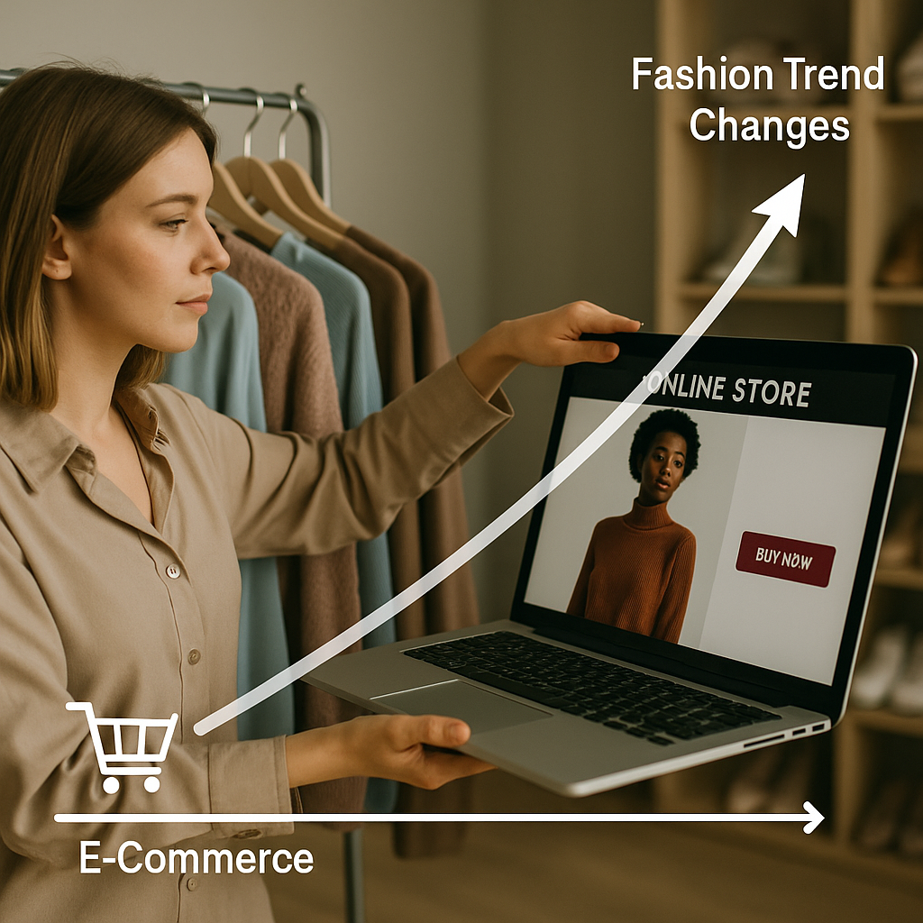 Jak e-commerce wpływa na tempo zmian trendów modowych