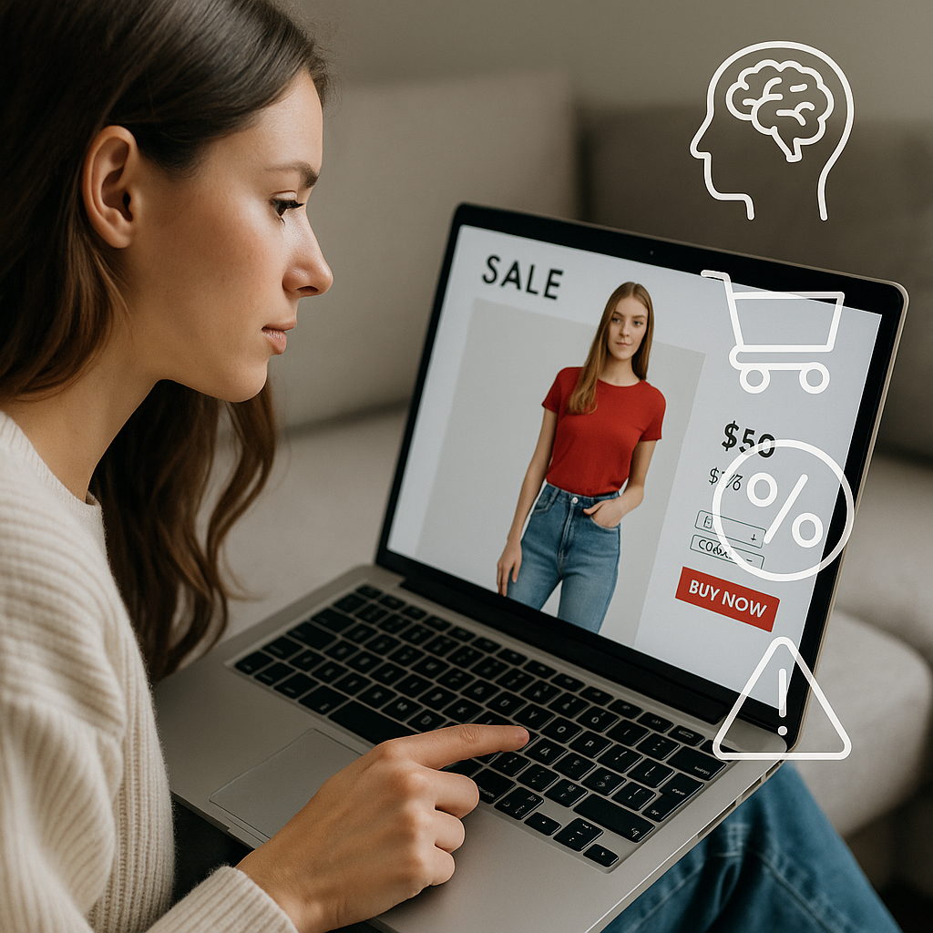 Sztuczki psychologiczne w modowych reklamach online