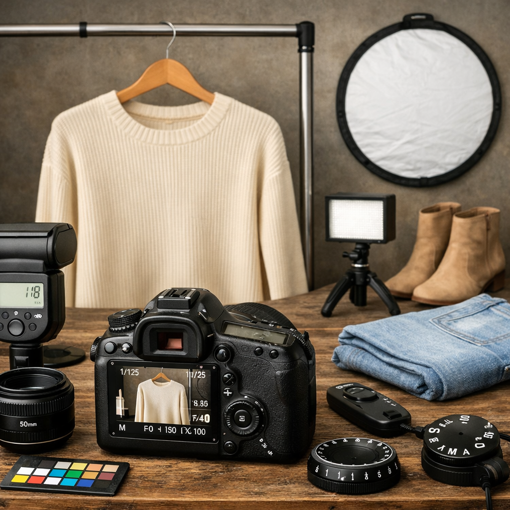 Jakie ustawienia aparatu sprawdzą się przy zdjęciach ubrań